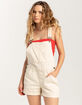 RSQ Womens Twill Washed Shortalls image number 1