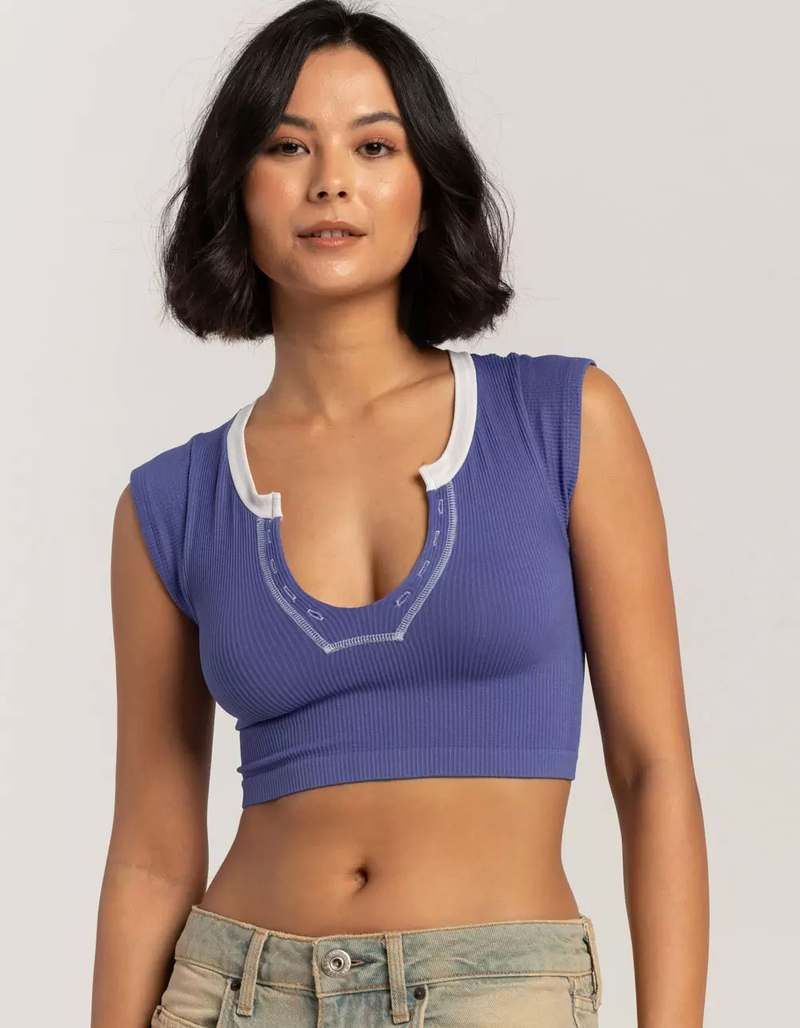 BDG Urban Outfitters Seamless Go For Gold Womens Crop Top image number 0