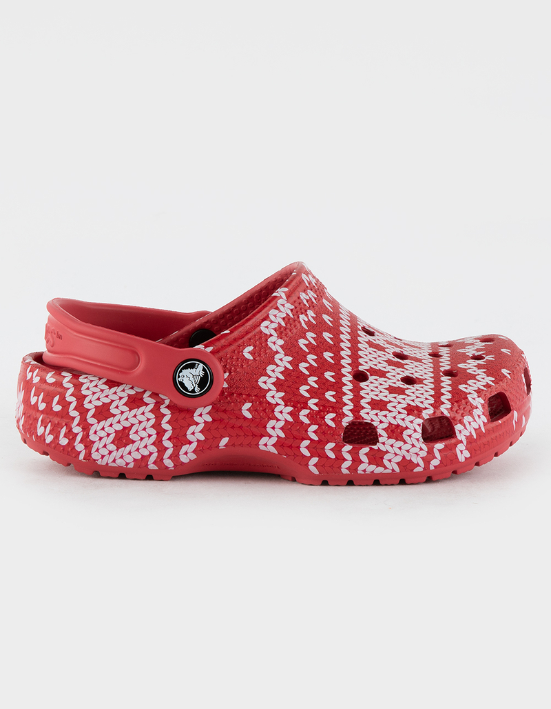 CROCS Classic Holiday Sweater Girls Clogs image number 1