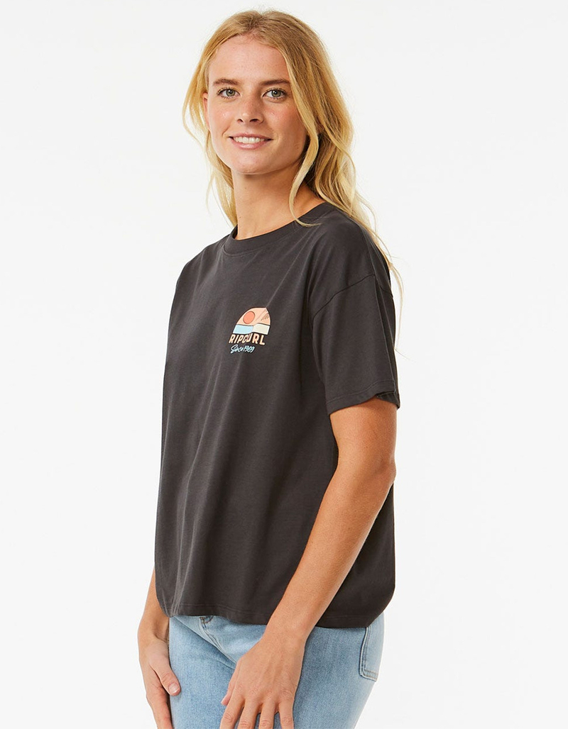 RIP CURL Line Up Womens Relaxed Tee image number 2
