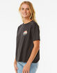 RIP CURL Line Up Womens Relaxed Tee image number 3