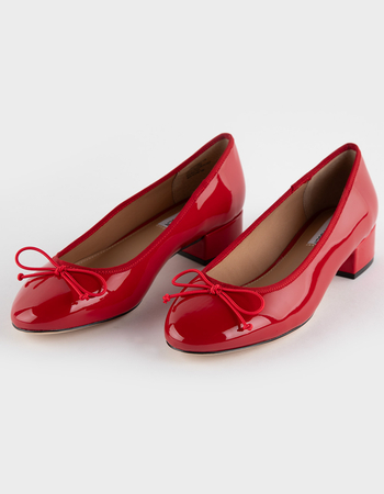 STEVE MADDEN Cherish Patent Womens Slip-On Heels Primary Image