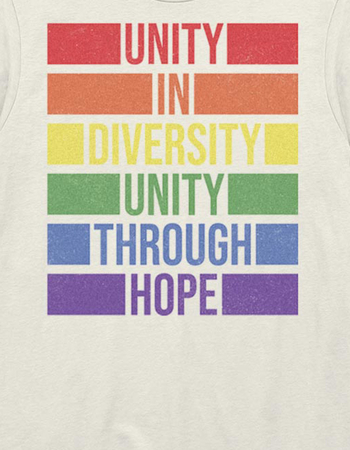 UNITY In Diversity Rainbow Unisex Tee