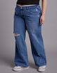 RSQ Womens Low Rise Baggy Jeans image number 7