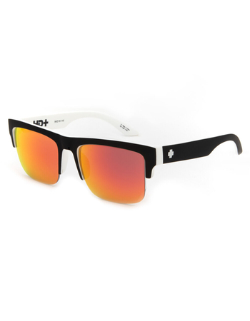 SPY Discord 5050 Red Spectra Mirror Sunglasses