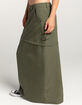 RUSTY Billie Low Rise Ripstop Zip Off Womens Skirt image number 3