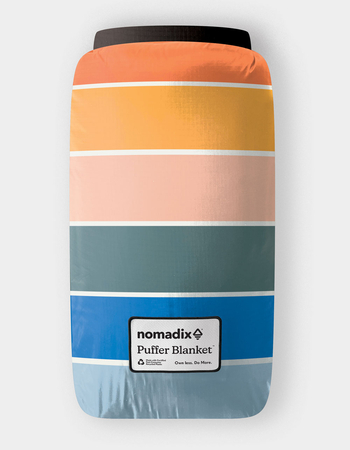 NOMADIX Stripes Retro Puffer Blanket