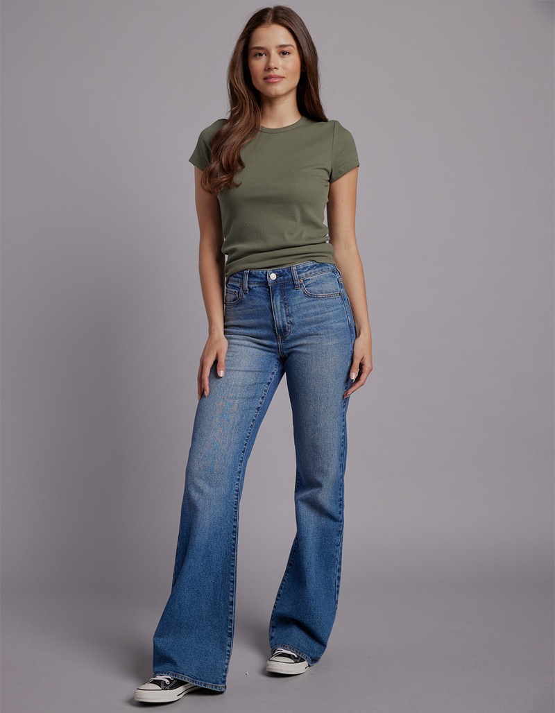 RSQ Womens High Rise Flare Jeans image number 0