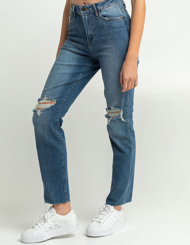 RSQ High Rise Straight Leg Womens Jeans image number 2