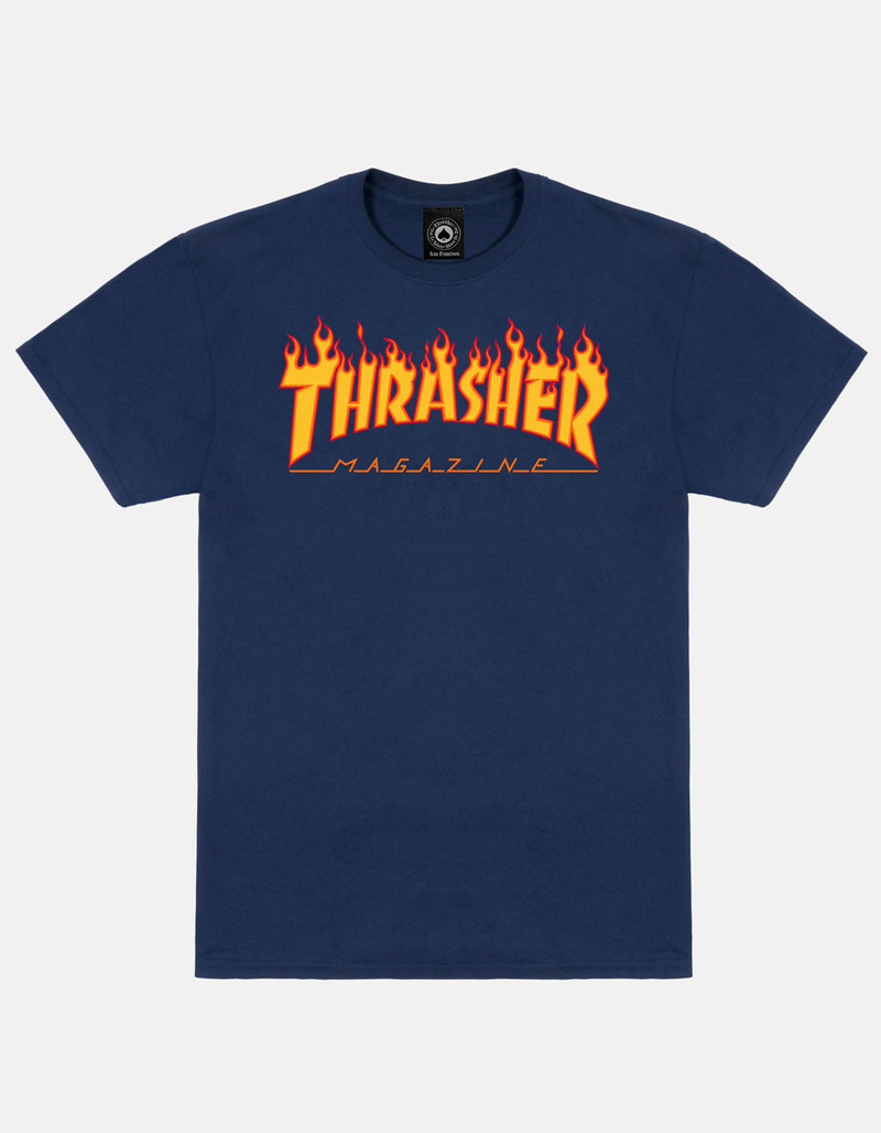 THRASHER Flame Logo Mens Tee image number 0