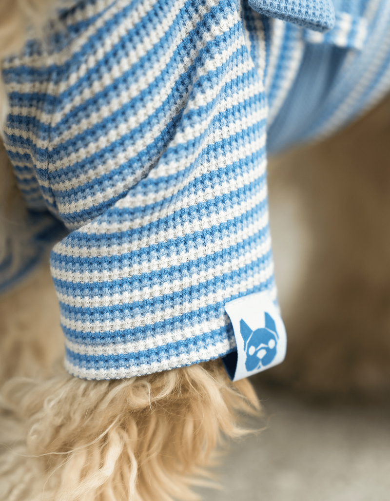 SILVER PAW Rubert Stripe Dog Robe image number 4