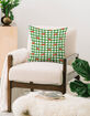 DENY DESIGNS Adrianne Tomato Gingham 16"x16" Pillow image number 4