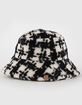 Plaid Sherpa Womens Bucket Hat image number 1