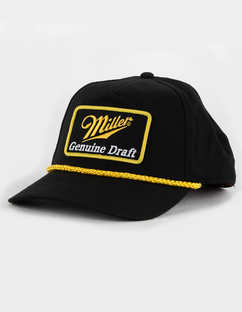 AMERICAN NEEDLE Miller Genuine Draft Roscoe Mens Snapback Hat image number 1