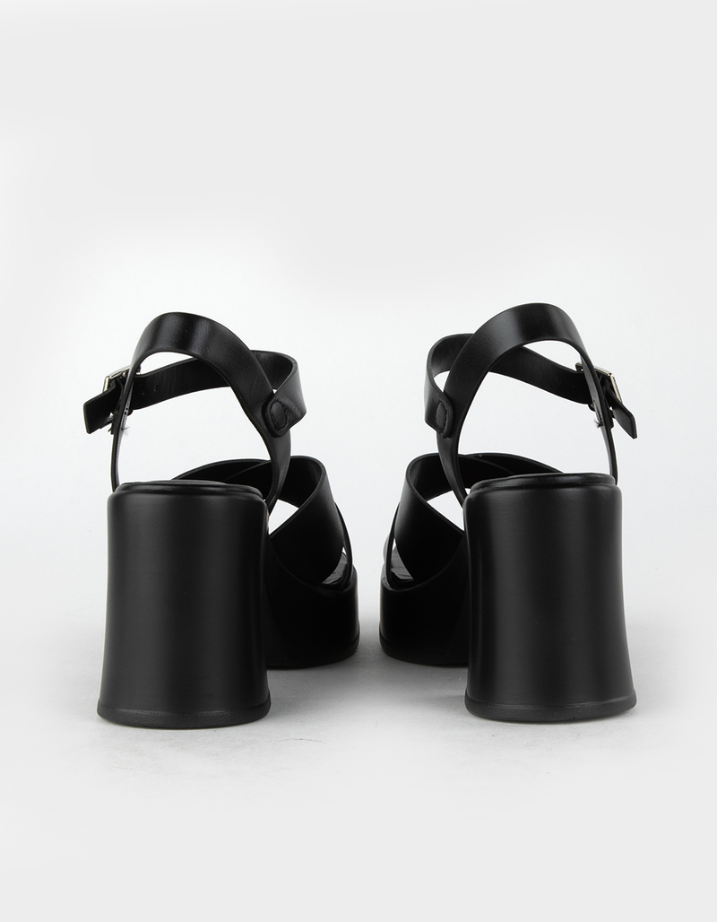 SODA Touch Womens Platform Heel Sandals image number 3