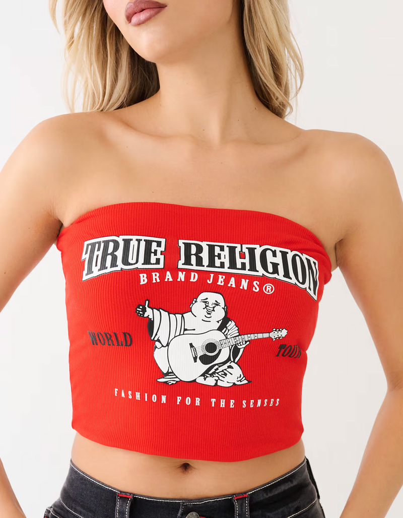 TRUE RELIGION Heritage Womens Tube Top image number 1