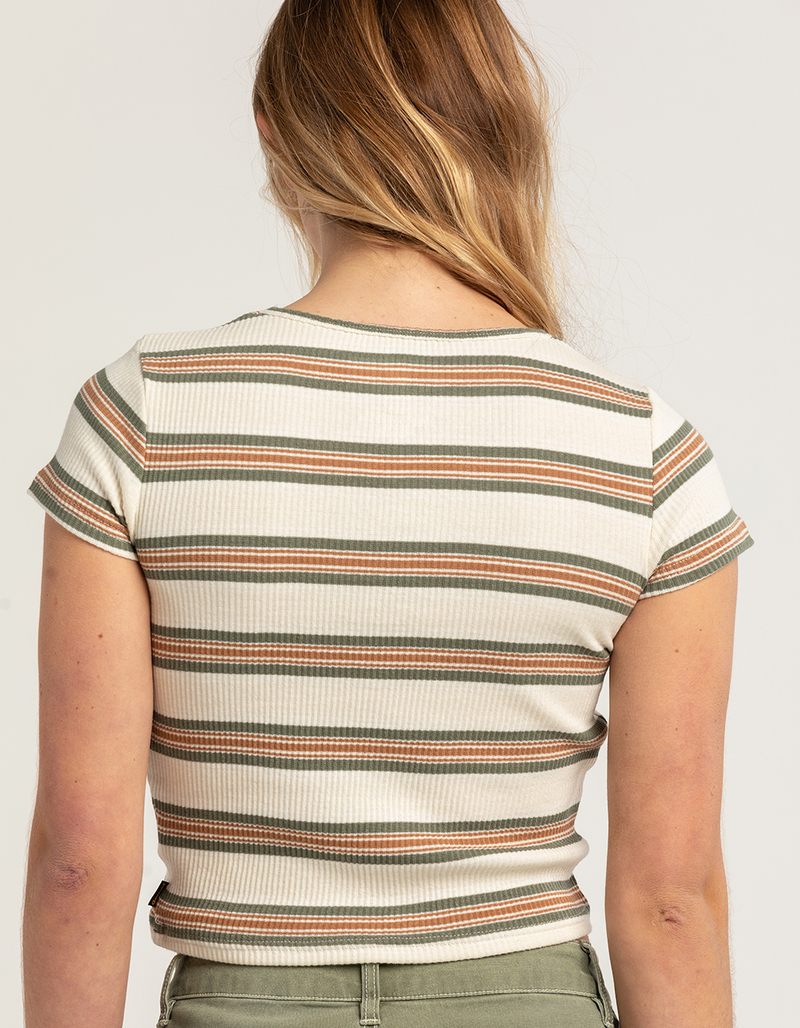 FIVESTAR GENERAL CO. Striped Rib Womens Top image number 3