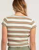 FIVESTAR GENERAL CO. Striped Rib Womens Top image number 4
