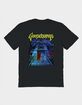 GOOSEBUMPS Haunted House Solid Unisex Tee image number 1