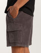 RSQ Mens Cord Cargo Pull On Shorts image number 7
