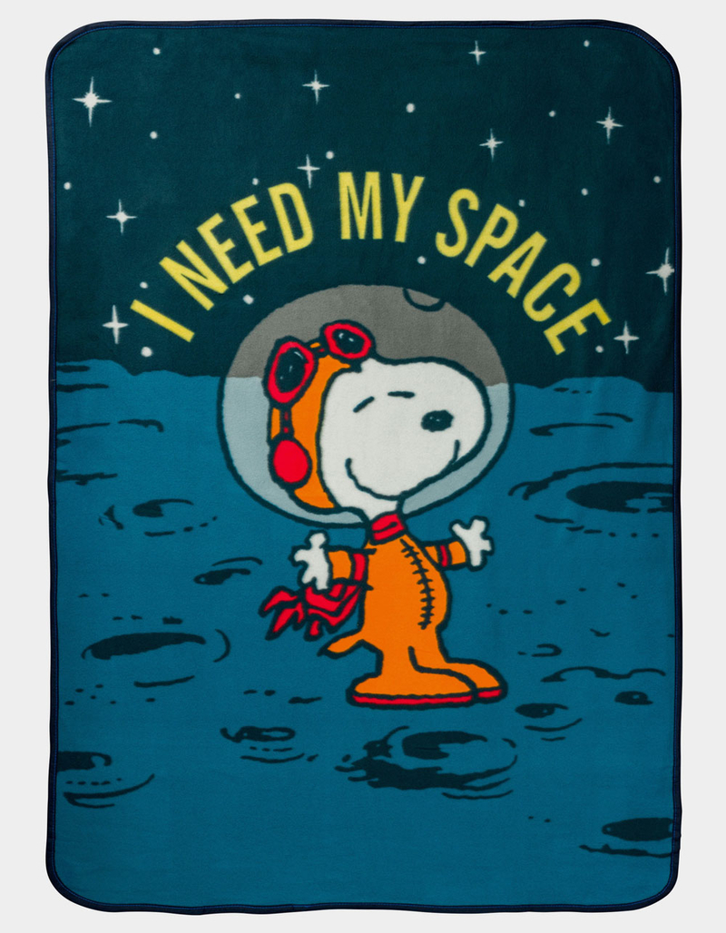 PEANUTS Snoopy I Need Space Blanket image number 0