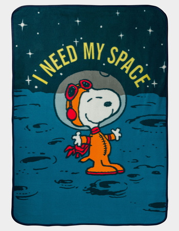 PEANUTS Snoopy I Need Space Blanket