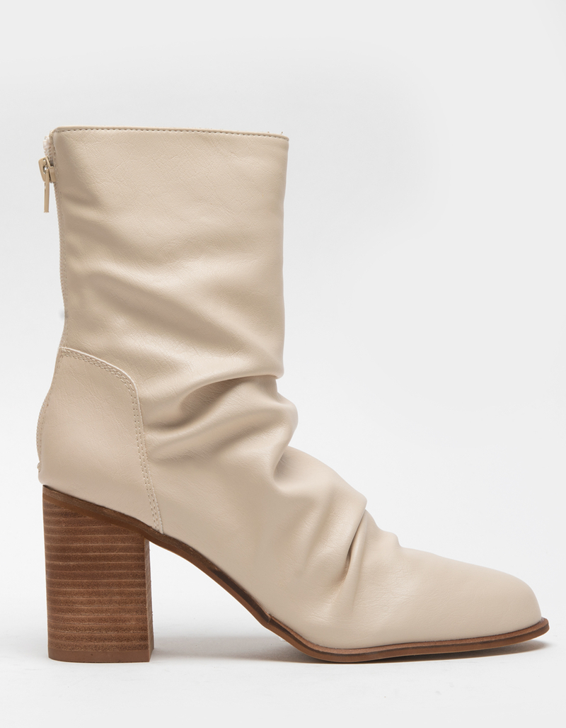 OASIS SOCIETY Ruched Womens Calf Boot image number 1