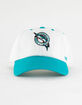 47 BRAND Miami Marlins Cooperstown Double Header Diamond '47 Clean Up Strapback Hat image number 2