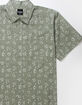 RSQ Mens Ditsy Print Poplin Button Up Shirt image number 2