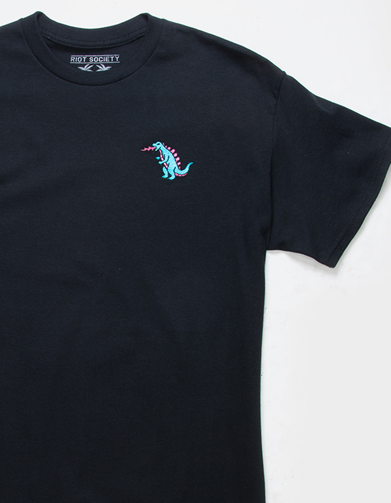 RIOT SOCIETY Dinosaur Embroidered Mens Tee image number 1