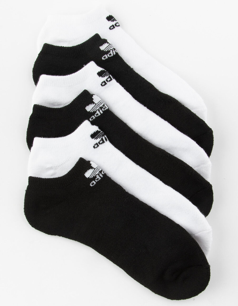 ADIDAS 6 Pack Trefoil No-Show Mens Socks image number 0
