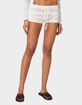 EDIKTED Betsy Tie Front Knitted Shorts image number 1