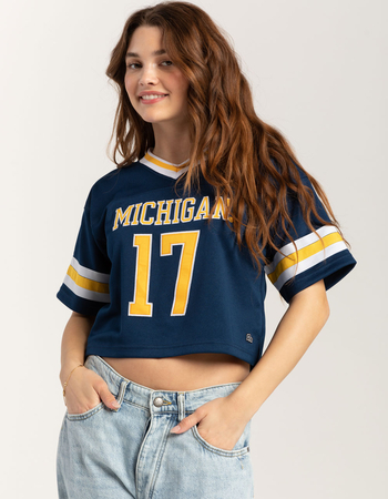 HYPE AND VICE University of Michigan Womens Football Jersey Primary Image