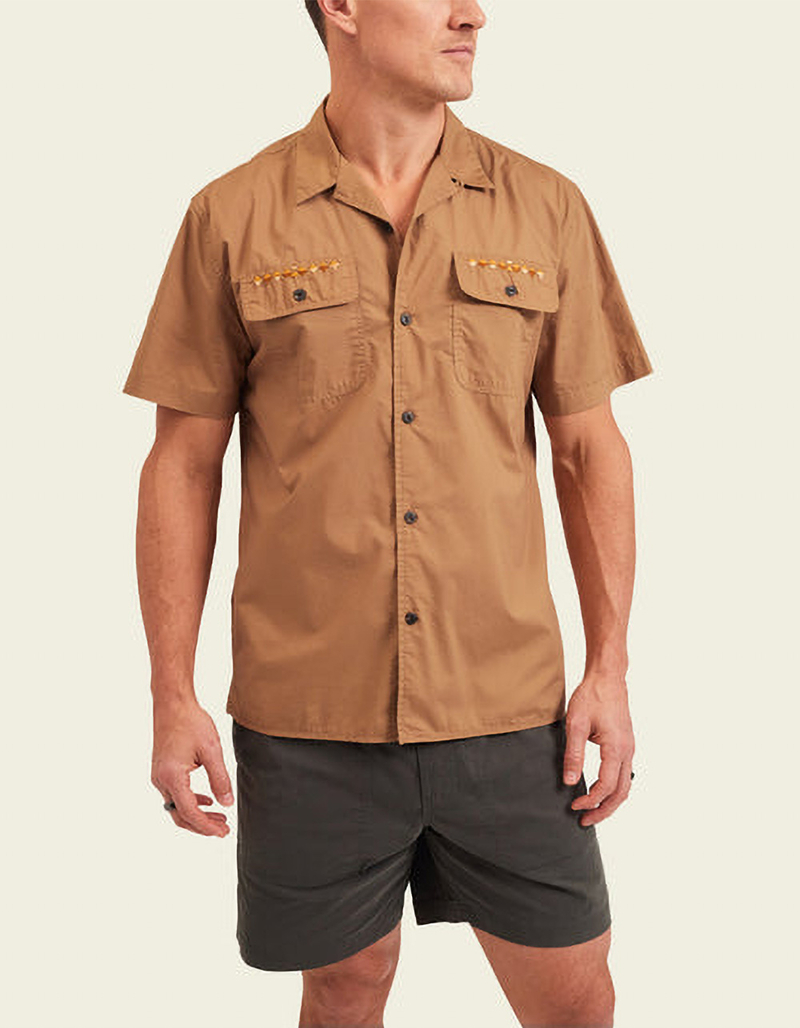 HOWLER BROTHERS Shores Club Mens Button Up Shirt image number 1