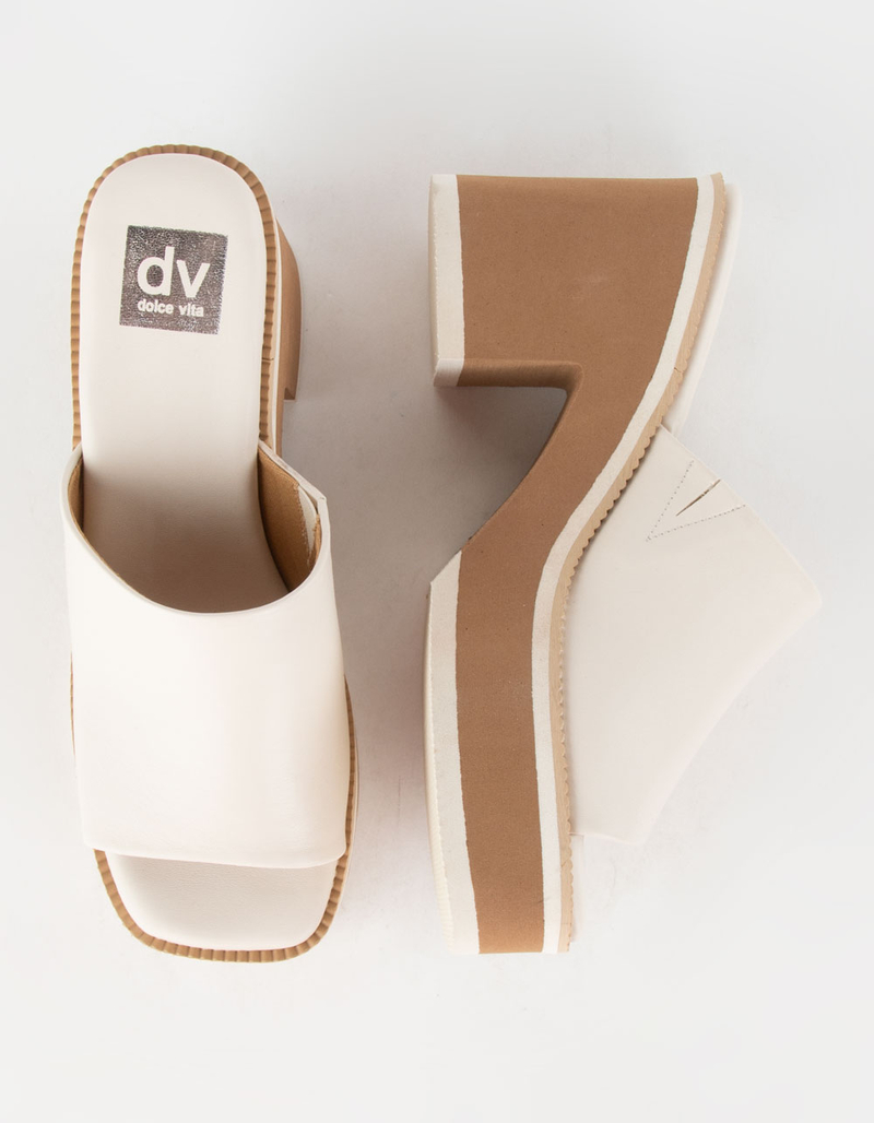 DOLCE VITA Nikole Platform Heel Womens Slide Sandals image number 4