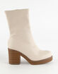 SODA Stretch Faux Leather Womens Boots image number 2