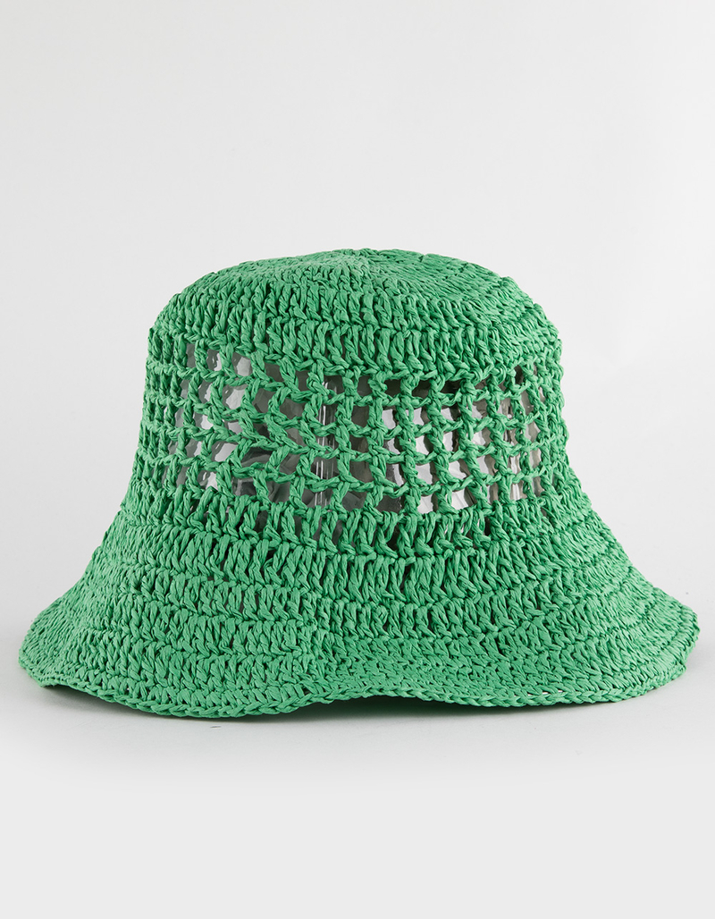 Straw Womens Bucket Hat image number 0