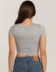 BOZZOLO Square Neck Womens Tee image number 4