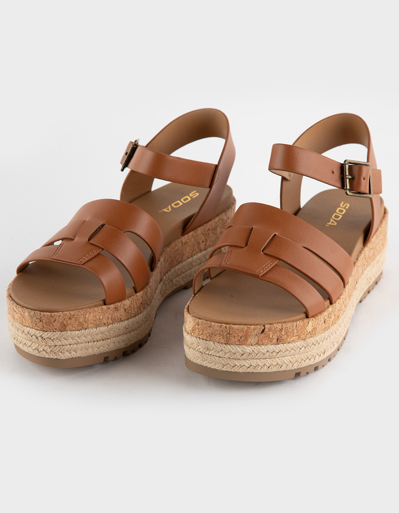 SODA Tabata Womens Platform Sandals image number 0