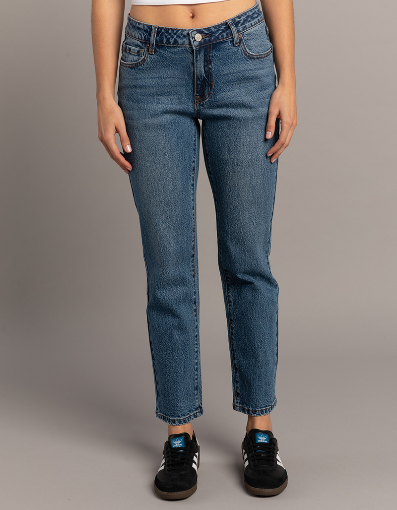 RSQ Womens Low Rise Straight Jeans image number 1