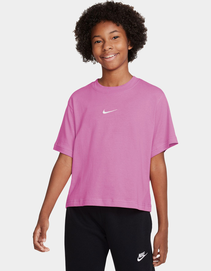 NIKE Essentials Girls Boxy Tee image number 2