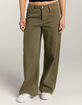 RSQ Womens Mid Rise Baggy Buckle Jeans image number 2