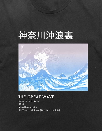 HOKUSAI Pastel Great Wave Unisex Tee