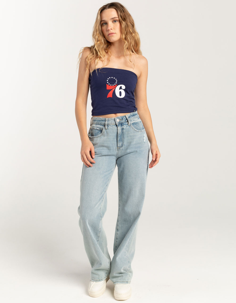 HYPE AND VICE Philadelphia 76ers Womens Tube Top image number 1