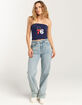 HYPE AND VICE Philadelphia 76ers Womens Tube Top image number 2