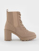 MIA Daryl Lace Up Heel Womens Boots image number 2