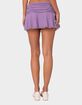 EDIKTED Rebecca Ruched Mesh Mini Skirt image number 5