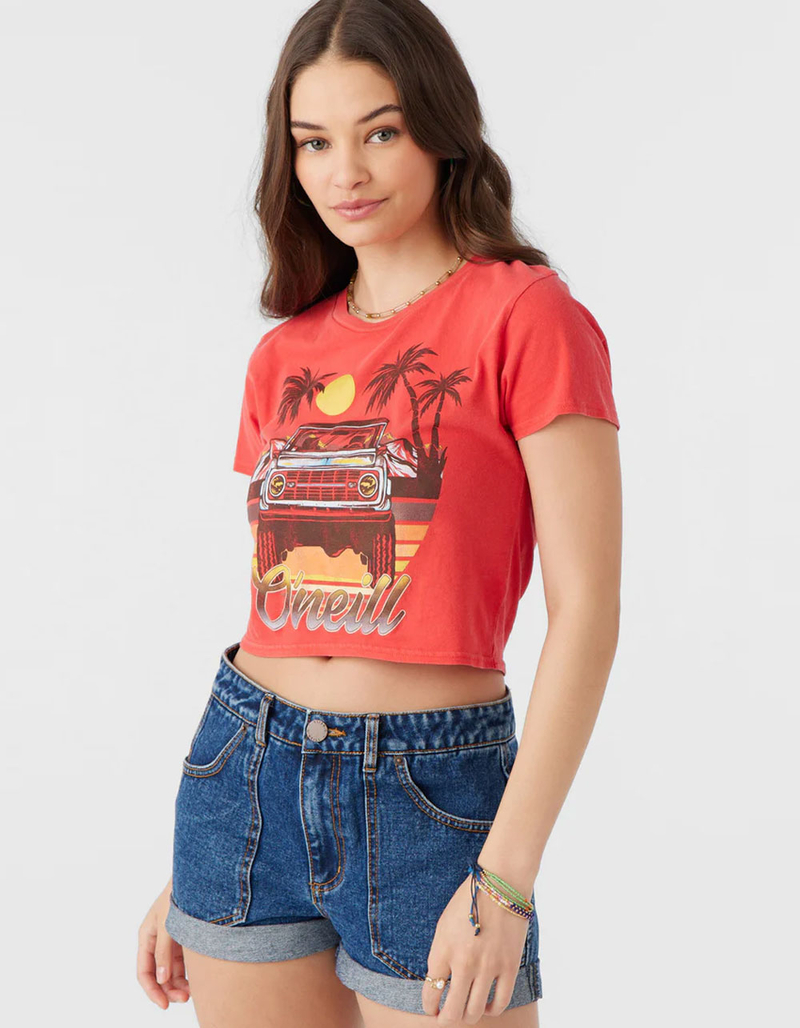 O'NEILL Drive Wild Womens Crop Baby Tee image number 2