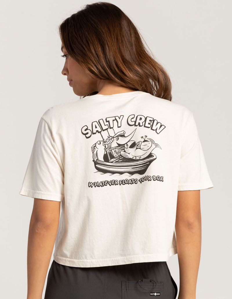 SALTY CREW Floats Your Boat Womens Crop Tee image number 0