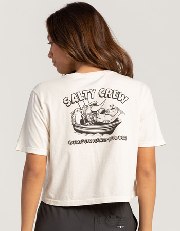 SALTY CREW Floats Your Boat Womens Crop Tee Primary Image